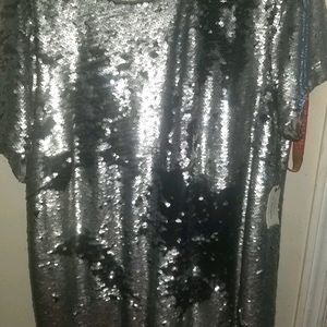 Forever 21 silver mermaid dress